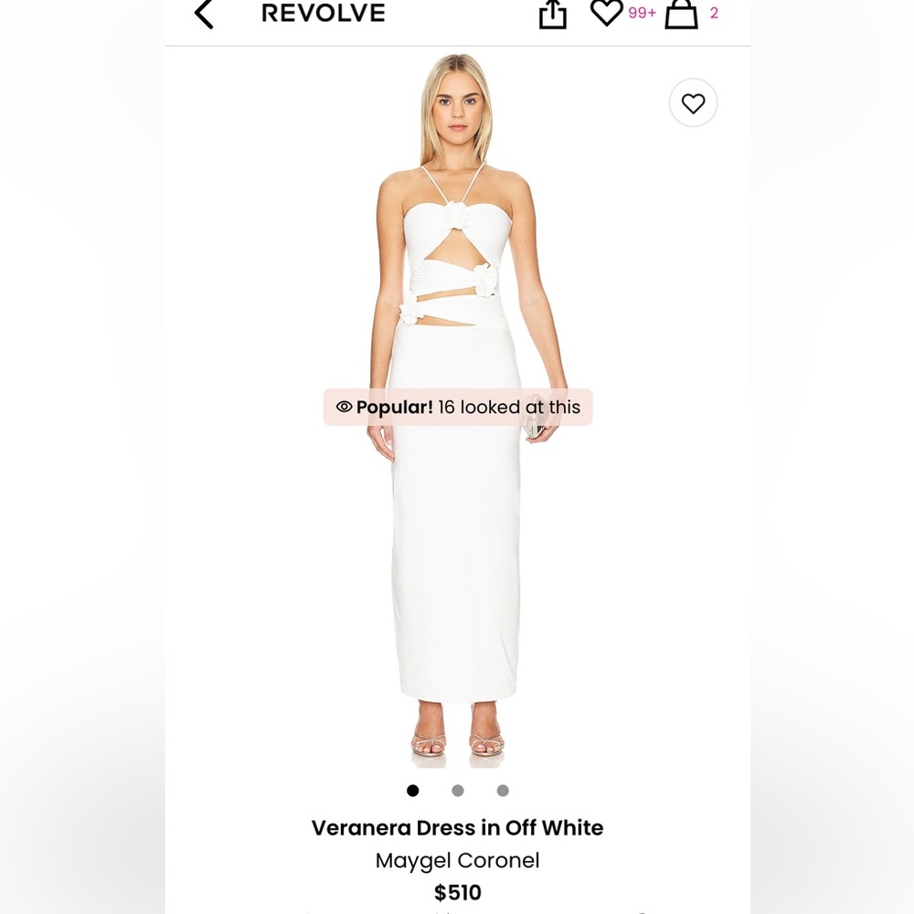 Veranera Dress in Off-white